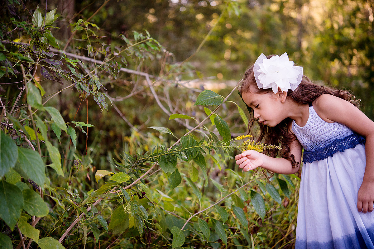 taking photos of your children outdoors