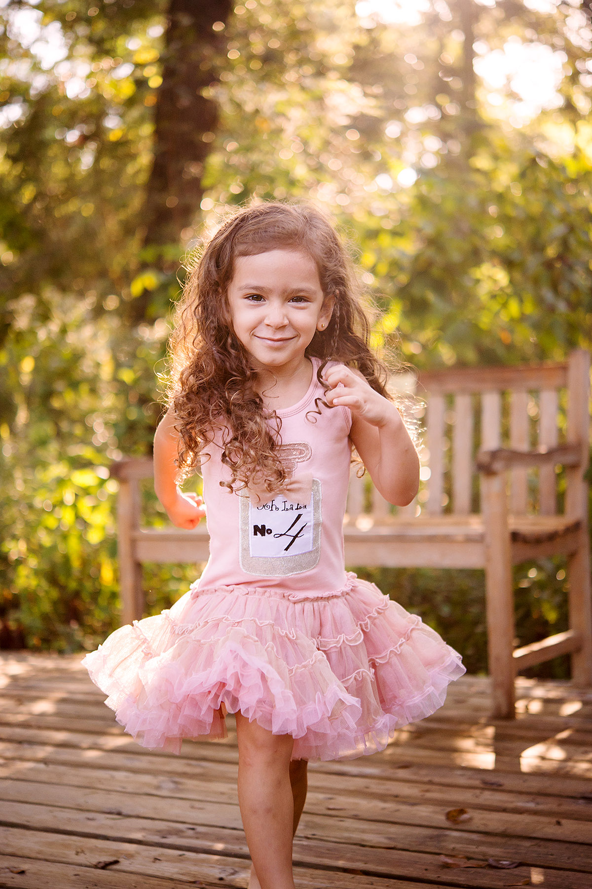 beautiful day for family photos at the park